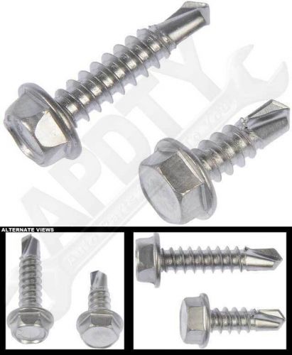 Dorman 784-135 self tapping screw-stainless steel-hex washer head-no. 8 x 1/2 in