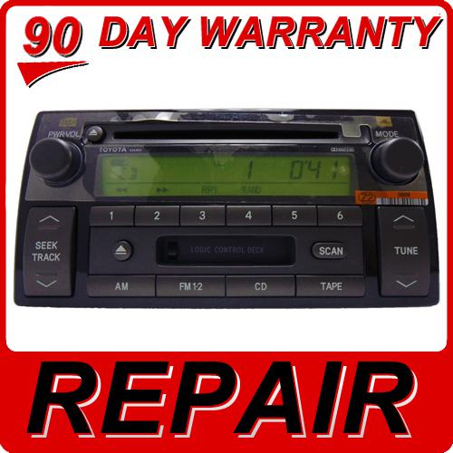 Repair service only toyota camry radio single cd player oem jbl mp3 factory fix