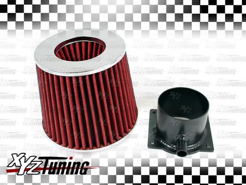 89-94 240sx s13 2.4l air intake maf adapter + filter