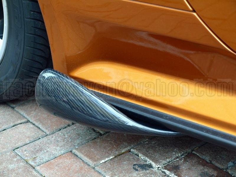 Carbon fiber universal side skirts alfa romeo bodykit canards flippers splitters