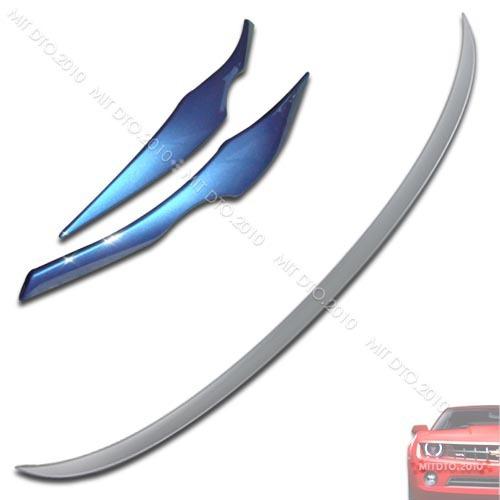 Painted e90 bmw m3 type 3-series trunk spoiler & e90 eyebrows eyelids 05-11 §