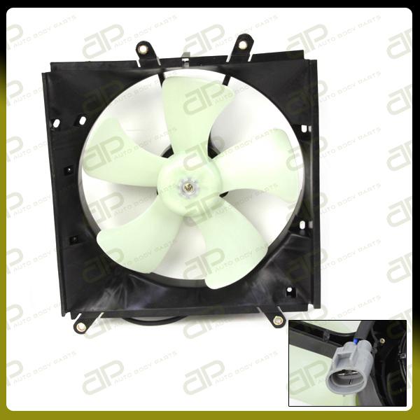 Toyota corolla 93-97 geo prizm side radiator cooling fan electrical motor shroud