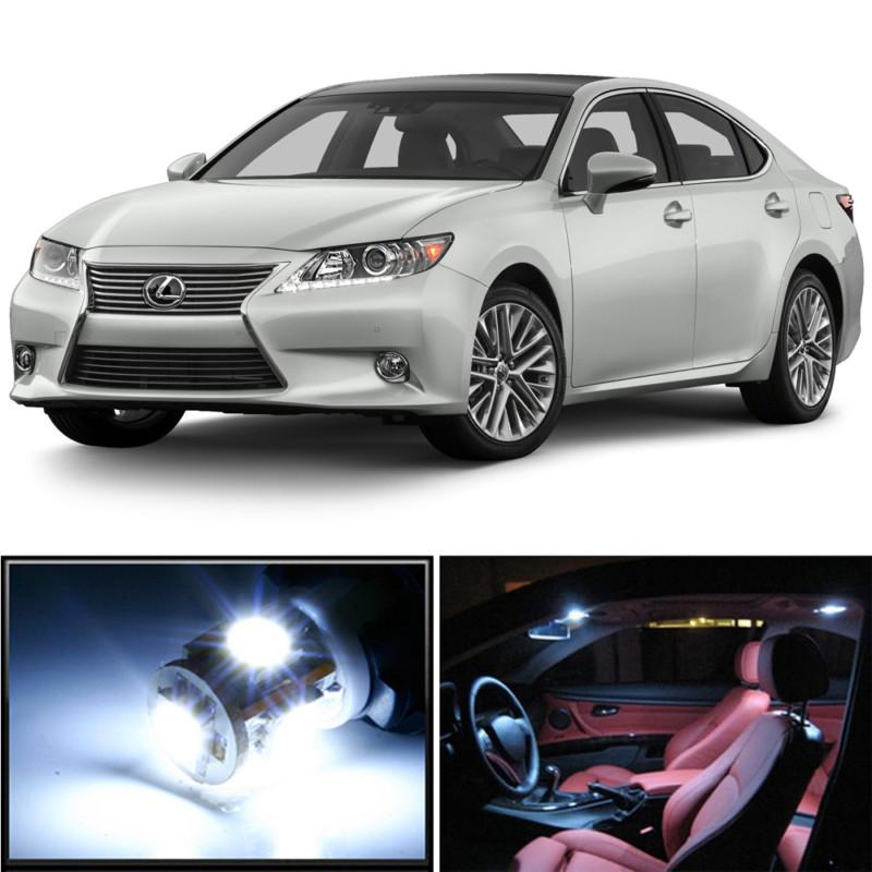 White led lights interior package kit for lexus es350 es300h