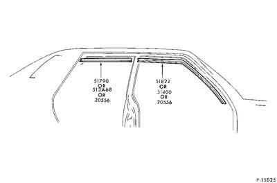 Xw7z5451822ba ford weatherstrip