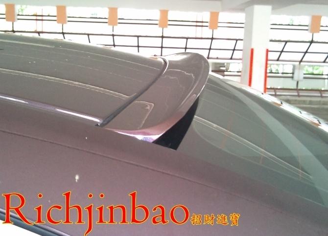 Unpainted roof spoiler sport wing for volvo s80 1st generation sedan 1998 2006