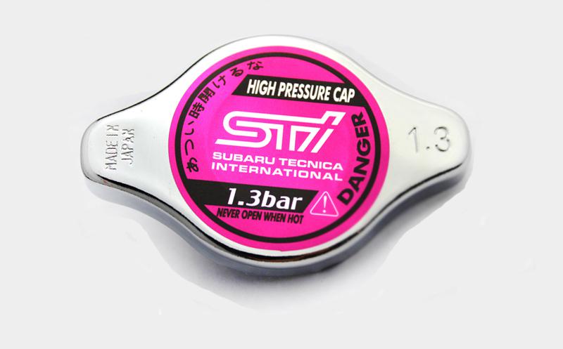 Sti radiator cap 1.3kg/cm 15mm for subaru impreza wrx legacy outback forester rs