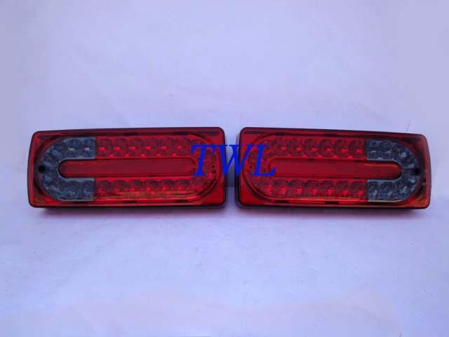 Mercedes w463 g class led red/black tail light lamp g320 g350 g500 g55 amg