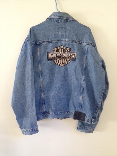 Harley davidson denim jacket xl