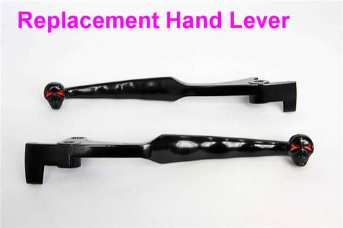 Black brake clutch skull hand levers fit kawasaki vulcan 1500 1600 2003-2008 