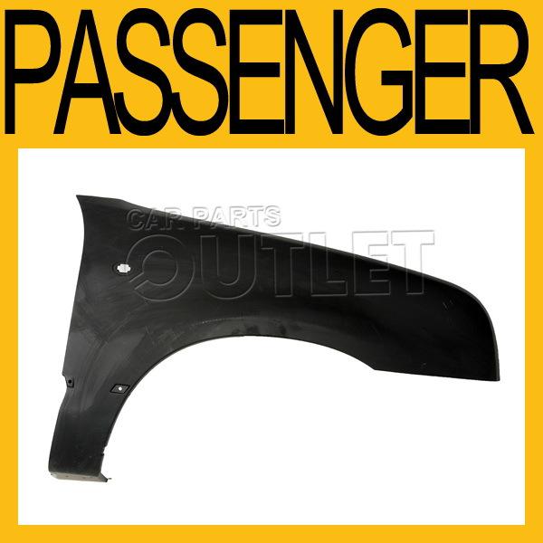 2002-2005 mercury mountaineer passenger side front fender smooth plastic panel r