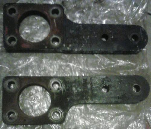 Kingpin dana 60 offset pair of steering arms machined for hummer wheel clearance