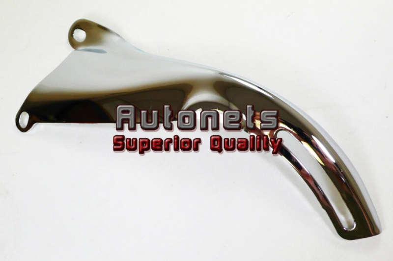 Chrome steel sbc chevy alternator top bracket 65-68 oem swp street hot rat rod