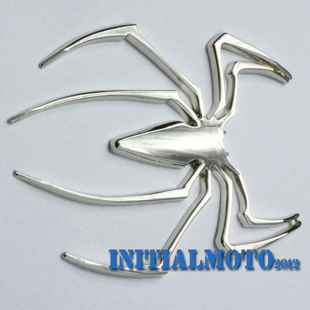 3d universal car truck auto spider chrome badge sticker logo emblem marker decal