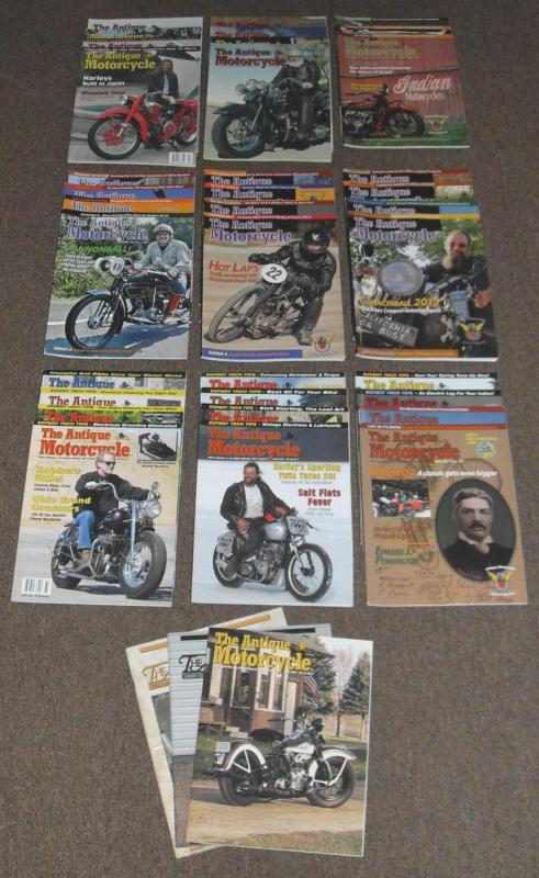 Harley 45 big twin collectors amca magazine lot