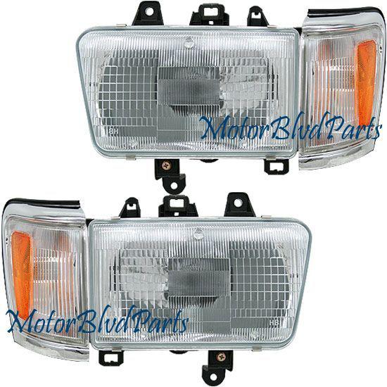 92-95 4runner headlights+corner signal lamps right+left