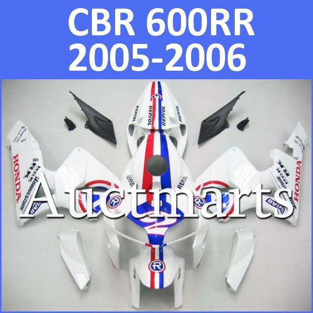 Fit honda 05 06 cbr600rr cbr 600 rr 2005 2006 fairing kit abs plastics b39 d13