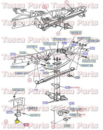 Brand new oem rear axle bumper kit f150 f250 & f250 f350 super duty #eotz-4730-b