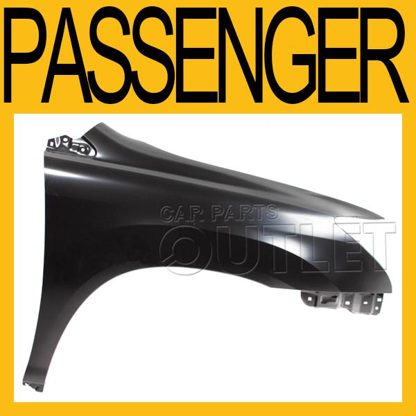 2007-2009 lexus rx350 passenger front fender primered steel 06-09 rx400h right