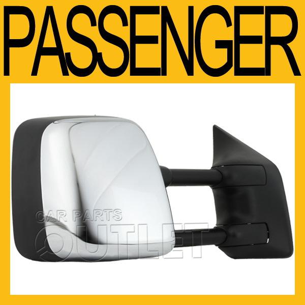 2004-2011 titan le power memory mirror heated extend+fold no lamp big tow pkg rh