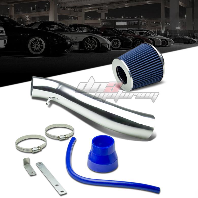 94-01 acura integra gsr b18 short ram racing air intake+blue tapered filter kit