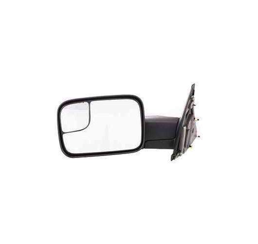 Dodge ram pickup truck towing manual side view door mirror driver left lh