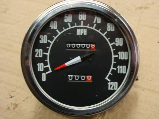 ~ harley shovelhead fl flh flt speedometer speedo new nos 1:1 ratio