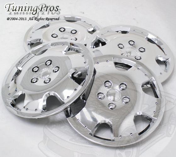 4pcs chrome wheel cover rim skin covers 15" inch, style 720 15 inches hubcap