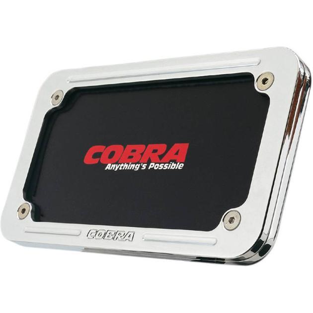 Cobra license plate frame 4.5in x 7in fits kawasaki vn1500 mean streak 02-03