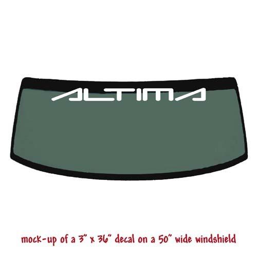 Altima - windshield banner decal sticker v1