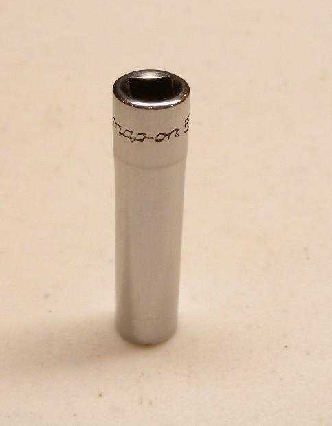 Snap-on 1/4" drive 6 point deep 5/16" socket stm10 free shipping!