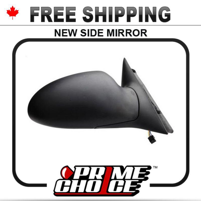 New power non heated passengers side view door mirror