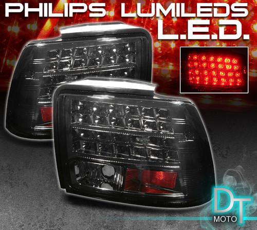 Smoked 99-04 ford mustang philips-led perform tail lights lamps left+right