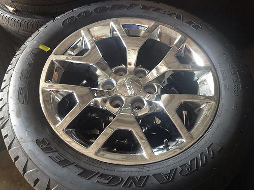 2014 gmc 20" rims wheels and tires 2014 chevy 20 wheels rims and tires oem gm 20