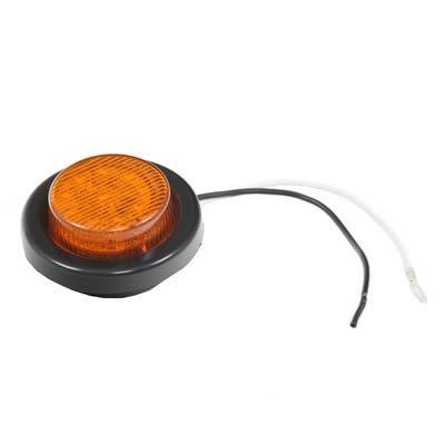 Summit racing trailer light marker round 2.00 in. diameter led amber each 890426