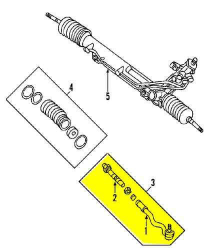 Bmw 32103444999 genuine oem factory original tie rod