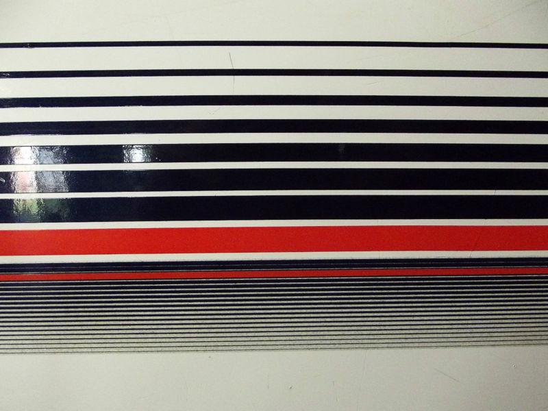 New auto marine boat rv car decal pinstripe black 150' x 6"