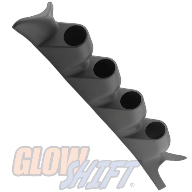 99-07 ford f250 f350 gray quad 4 gauge pillar pod