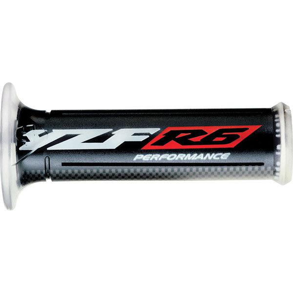 Carbon/red harri's sport bike yzf r6 grip