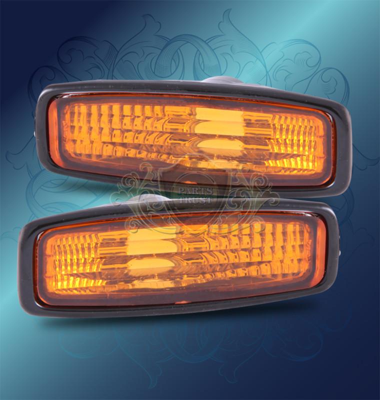 96-97 honda accord side marker lights lamps amber