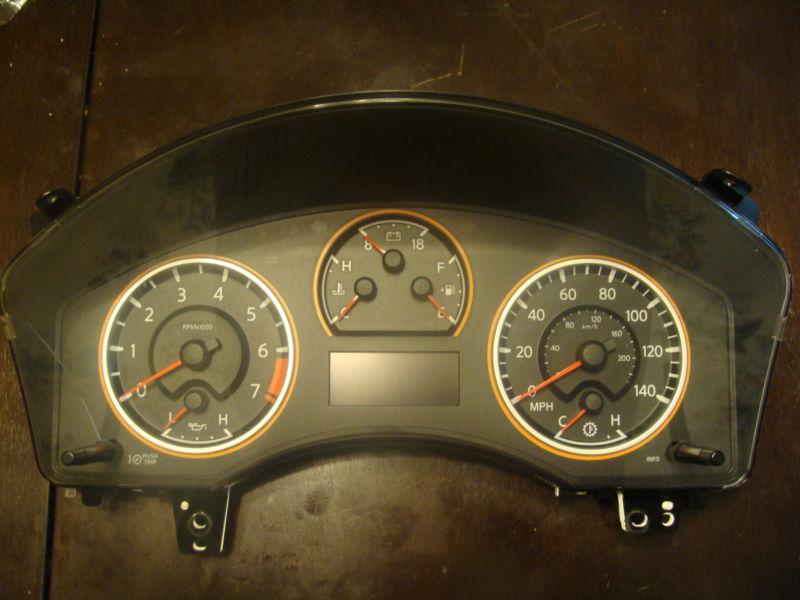 08 titan speedometer instrument cluster dash panel 118k