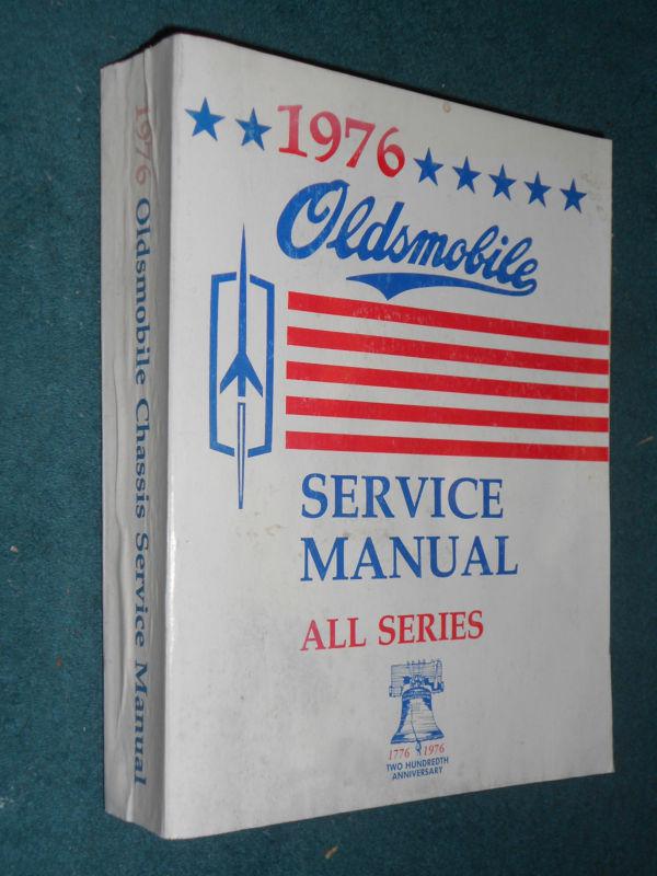 1976 oldsmobile shop manual original!! all series service book