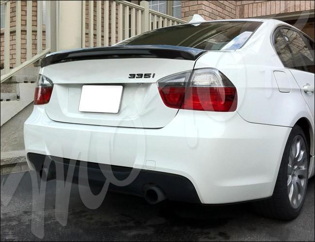 2005-2011 bmw e90 328i 335i sedan m-tech type trunk spoiler wing #carbon fiber