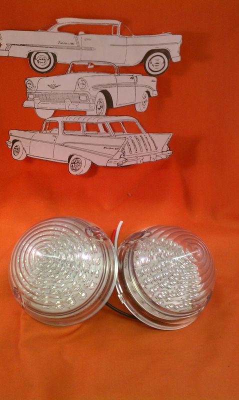 1956 chevy belair taillight lens clear led sedan hardtop wagon nomad convertible