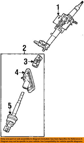 Kia oem 0k52y32550 steering column-lower shaft