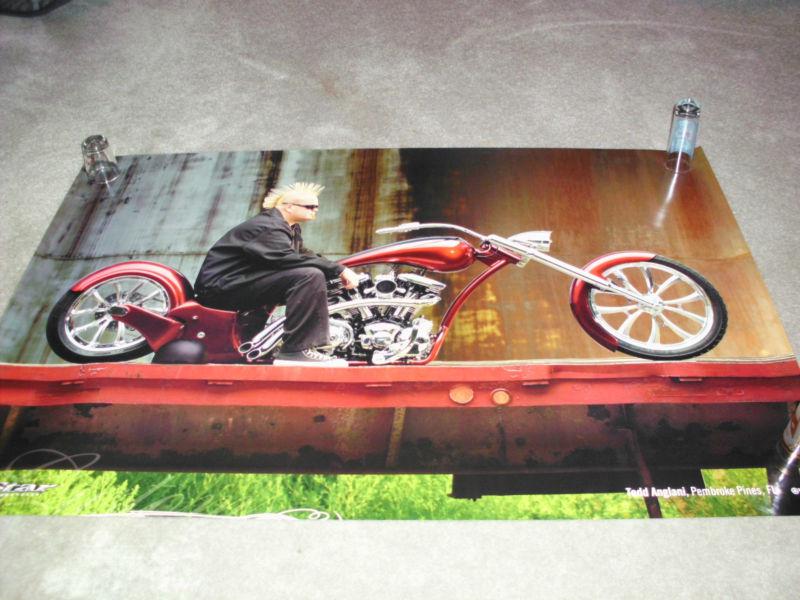 Yamaha star custom poster motorcycle chopper nice todd anglani