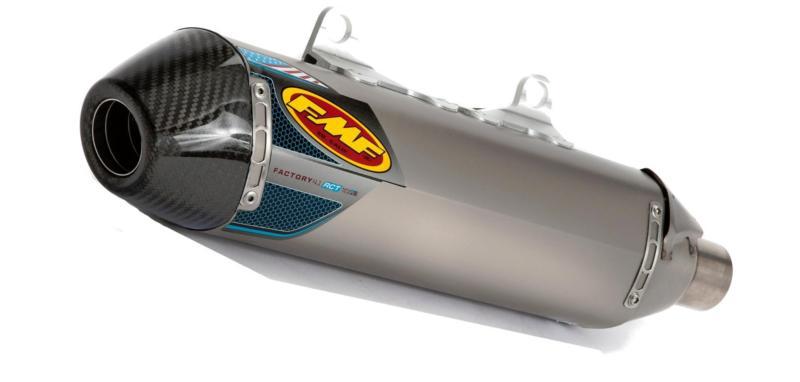 Fmf racing factory 4.1 rct slip-on - blue anodized titanium muffler  045508