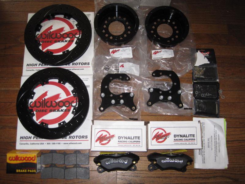 Wilwood ford 8.8 5.0 mustang rear drag brakes 12.19" rotors 140-3018-b gt svt  