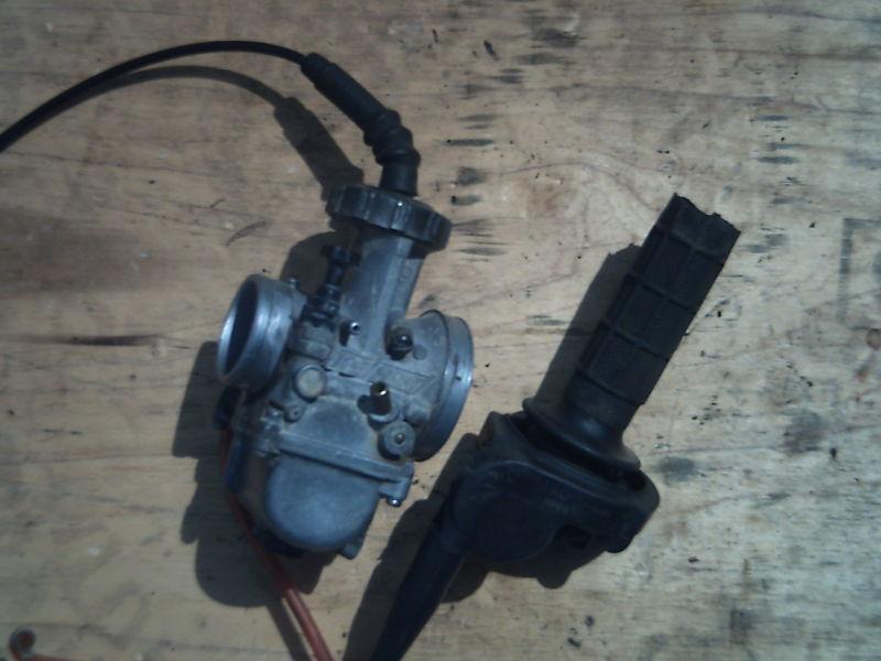 1994 kawasaki kx250 carburetor & throttle keihin carb kx 250 94 95 96 97 98