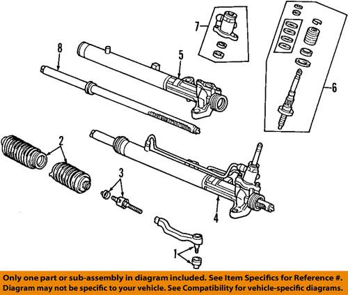 Honda oem 53010-sne-a01 tie rod/steering tie rod end