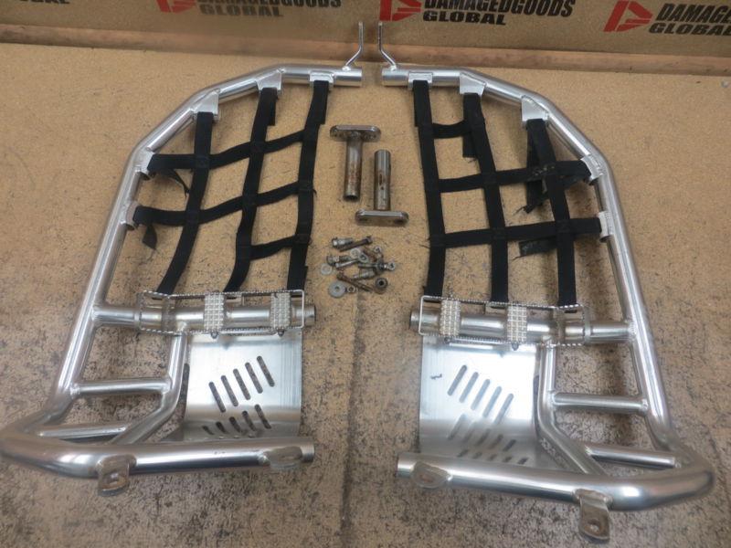 2007 07 suzuki ltr450 ltr 450 nerf bars guards footpegs foot pegs set right left